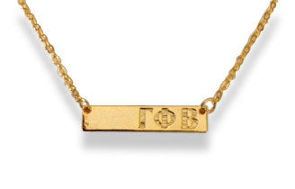 Gamma Phi Beta Bar Necklace