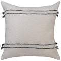 HØJBERG IVORY STRIPE MODERN CRAFT THROW PILLOW