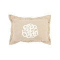 HØYER KHAKI SOLID VINTAGE THROW PILLOW