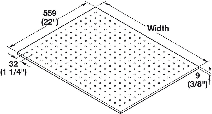 Hafele Fineline Base Plate