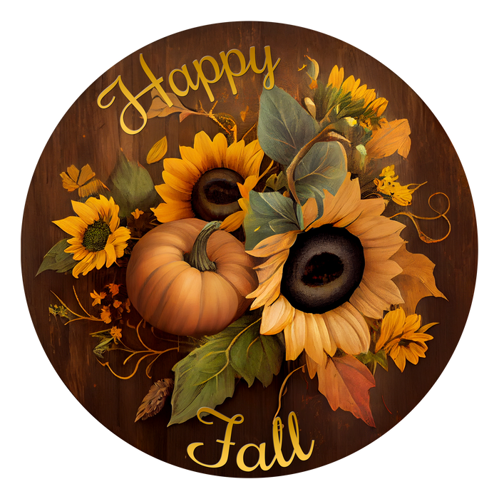Happy Fall Sign, Fall sign, Wreath Attachment