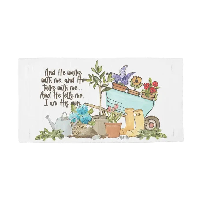 "He Walks With Me" Lumbar Pillow Swap
