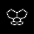 Hexagon Lighting 5 Grid System - Regular