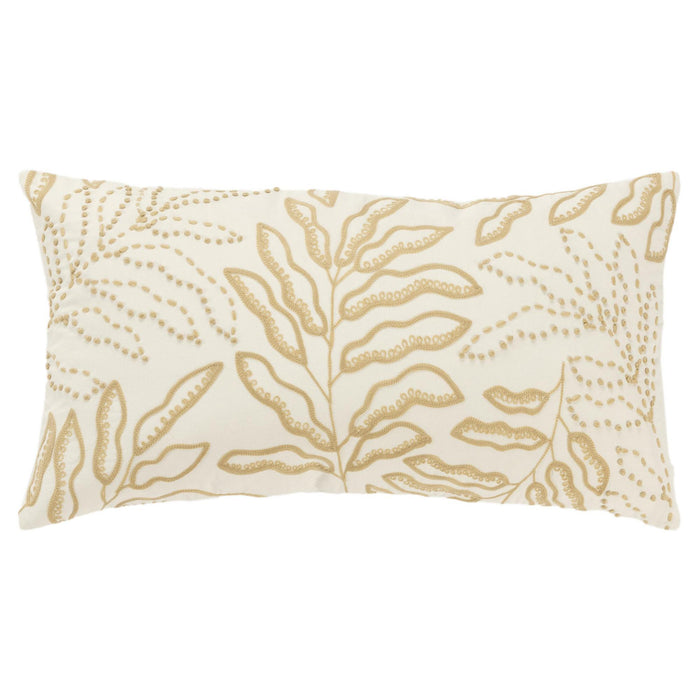 HVIID KHAKI BOTANICAL  MODERN FARMHOUSE THROW PILLOW