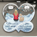 If Love Could Have Saved You Pet Memorial - Personalized Custom Shaped Acrylic Car Visor Clip