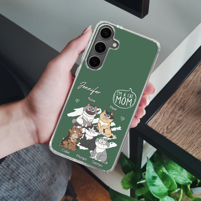 I'm A Cat Person Cute - Personalized Clear Phone Case