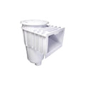 Inground Skimmer 2" W/O Valve - White - square crop