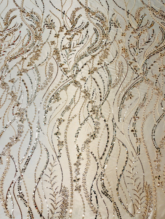 Ivy Beaded Sequin Lace