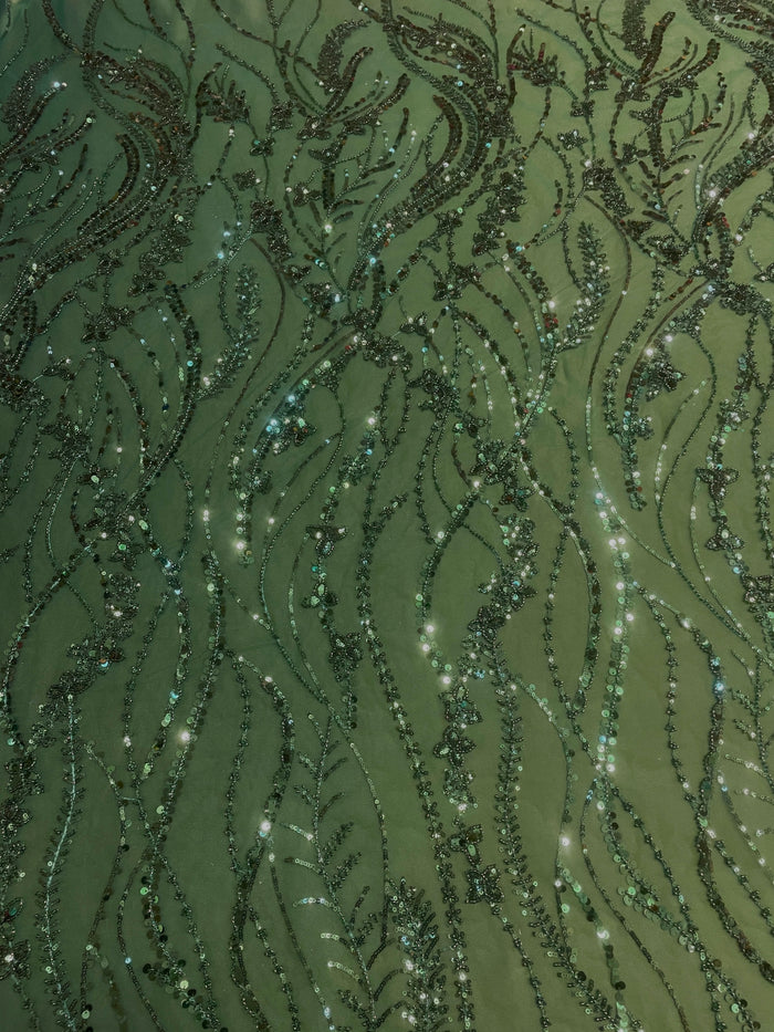 Ivy Beaded Sequin Lace