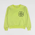 Jesus Is King 2019 Unreleased Kid's Sunday Service Crewneck In Frozen Yellow