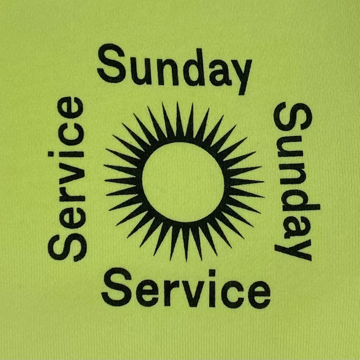 Jesus Is King 2019 Unreleased Kid's Sunday Service Crewneck In Frozen Yellow