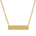 Kappa Kappa Gamma Bar Necklace