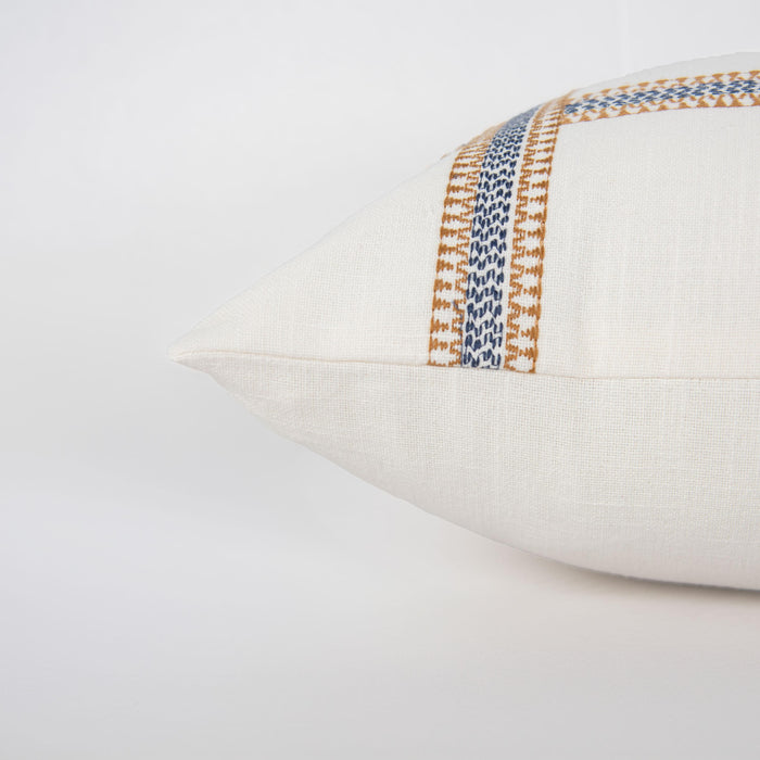 KEJSER IVORY STRIPE MODERN INDUSTRIAL  THROW PILLOW