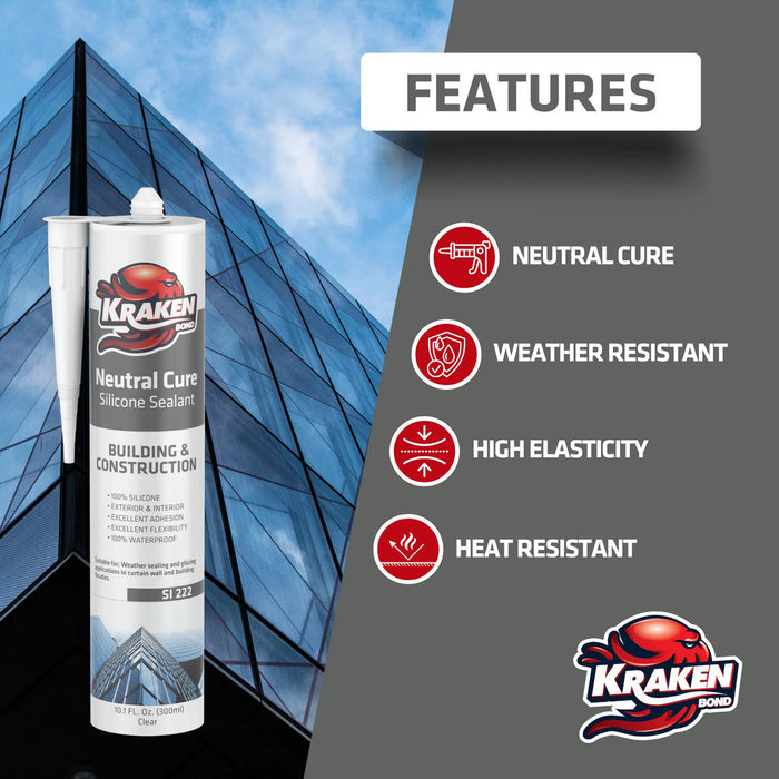 Kraken Bond Neutral Cure Silicone (10.1 fl oz) - side view