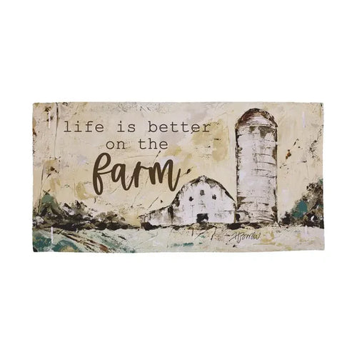 "Life is Better on the Farm" Lumbar Pillow Swap