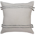 MAGNUSSON IVORY STRIPE MODERN CRAFT THROW PILLOW