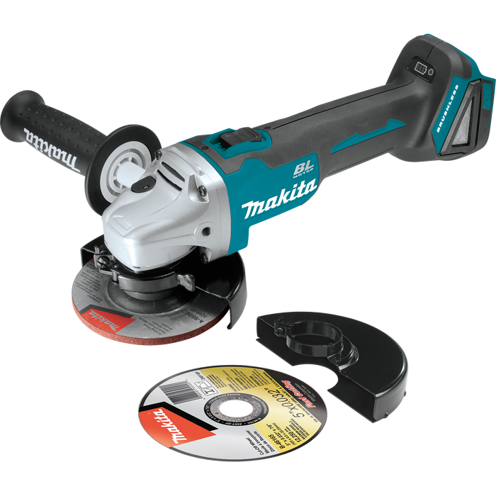 Makita 18V LXT Brushless 41/2 / 5 CutOff/Angle Grinder  Tool Only (XAG04Z)