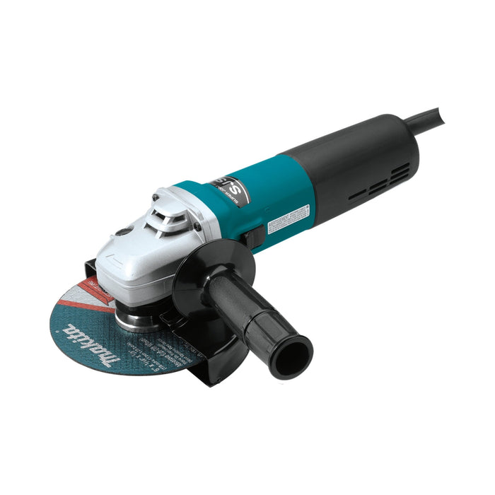 Makita SJS High-Power Angle Grinder 4.5 to 6 Inch for Stone Cutting - close-up detail