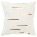 MEJER IVORY GEOMETRIC GLAM THROW PILLOW
