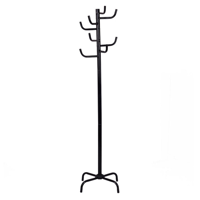 Metal Coat Hat Rack Clothes Hanger Tree Stand