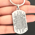 Mom To My Daughter - Face Challenges - Keychain Keychain MelodyNecklace