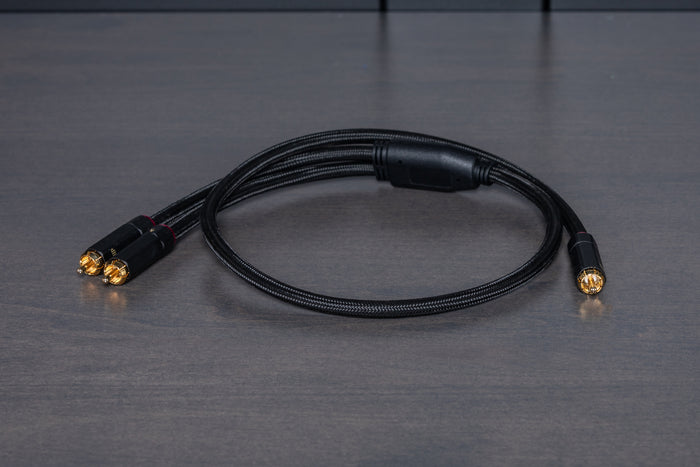 Monoprice Single Male to Dual Male - RCA Y-Adapter