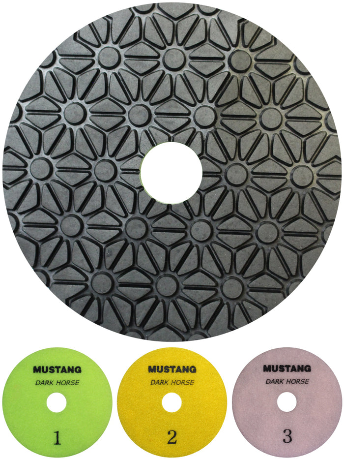MUSTANG DARK HORSE 3-Step Polishing Pads