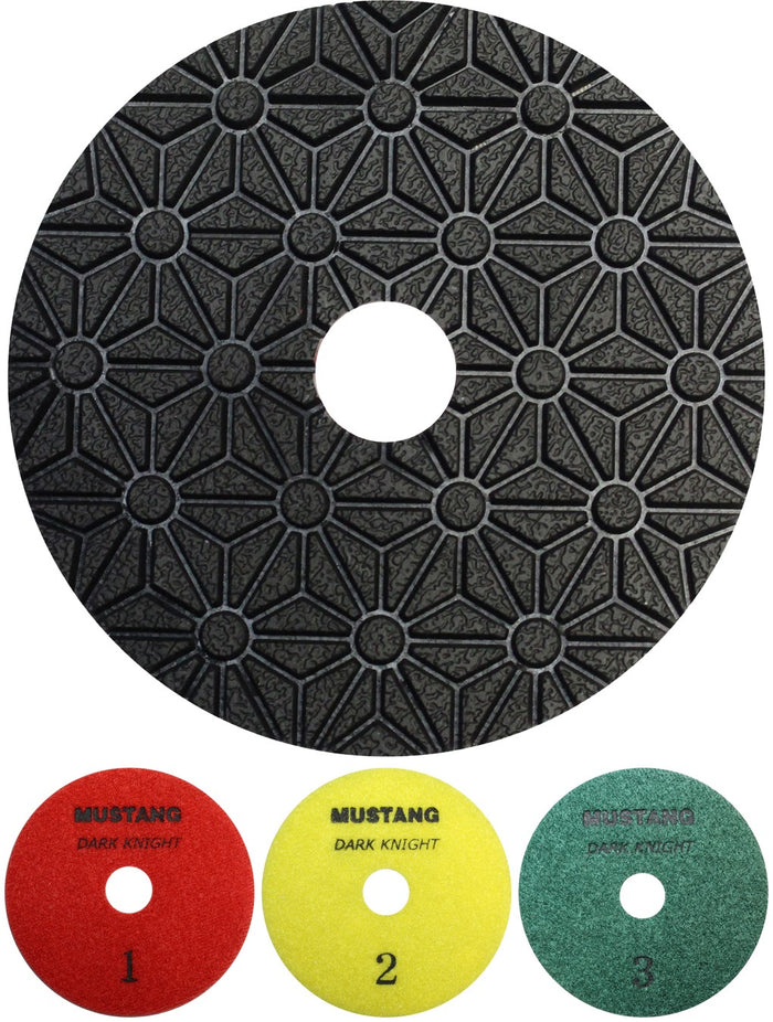 MUSTANG DARK KNIGHT 3-Step Polishing Pads