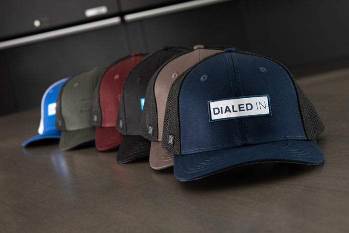Obsessed Garage Dialed In Label Hat