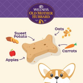 Old Mother Hubbard Crunchy Classic Natural Just Veg'N Biscuits Dog Treats