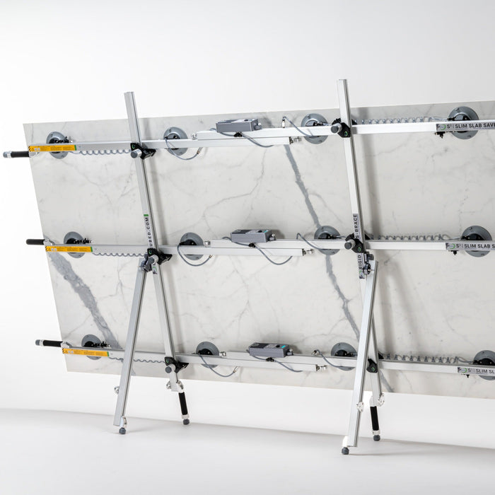 Omni Cubed Horizontal Handle with Leveler Leg Kit  Adjustable Rail Handles - close-up detail