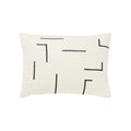REIMER IVORY GEOMETRIC GLAM THROW PILLOW