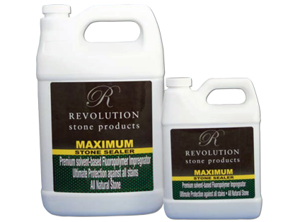 Revolution MAXIMUM Stone Sealer — Premium Solvent-Based Fluoropolymer Impregnator for Natural Stone