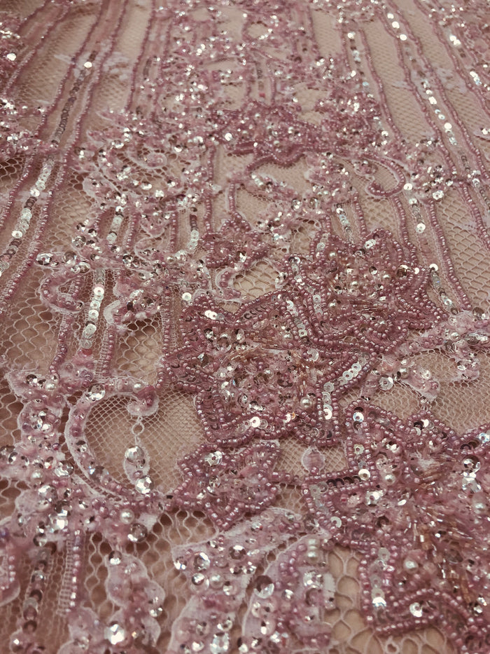 Rue hand beaded lace