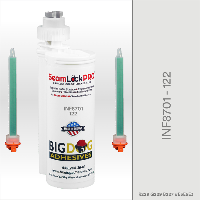 SeamLock PRO INF8701 Stone Color Adhesive Cartridge  Dripless SL9122