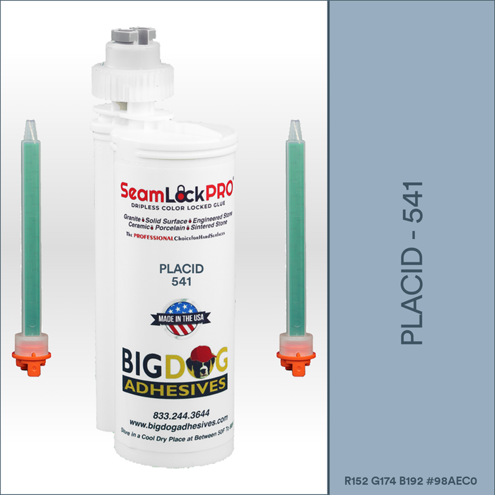 SeamLock PRO Placid Stone Color Adhesive Cartridge  Dripless SL9541