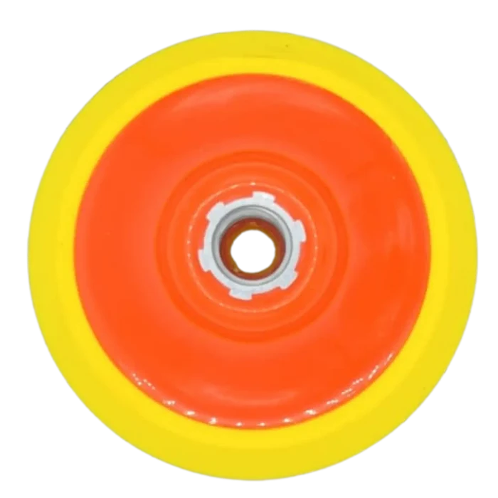 Soft Backer Pad Yellow Sponge with Red Holder