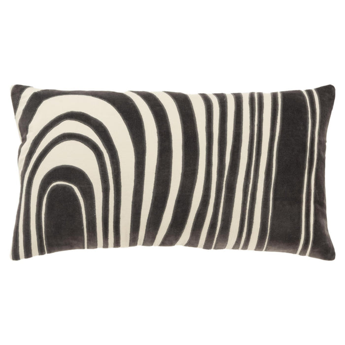STENDER IVORY ABSTRACT MODERN INDUSTRIAL  THROW PILLOW