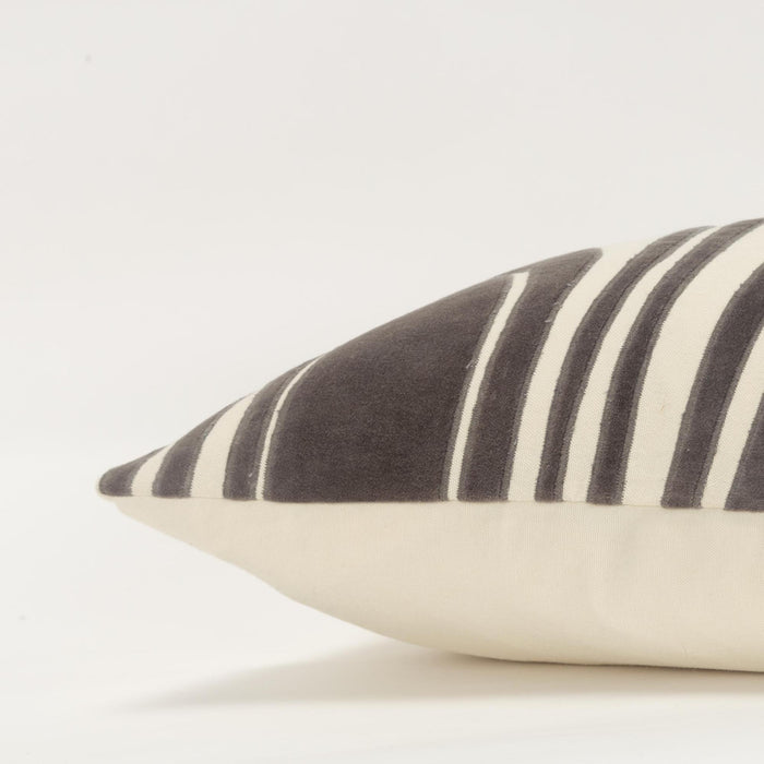 STENDER IVORY ABSTRACT MODERN INDUSTRIAL  THROW PILLOW