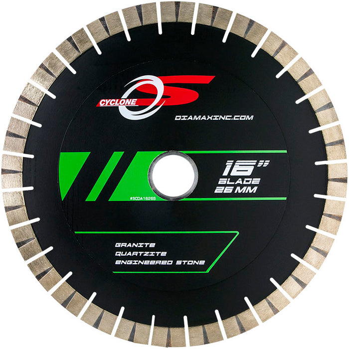 Super Cyclone Porcelain Blade reinforced core