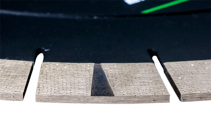 Super Cyclone Porcelain Blade reinforced core