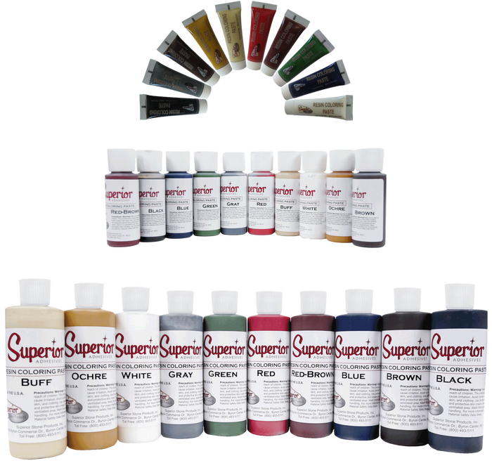 Superior Coloring Paste Assorted Box 10/1oz