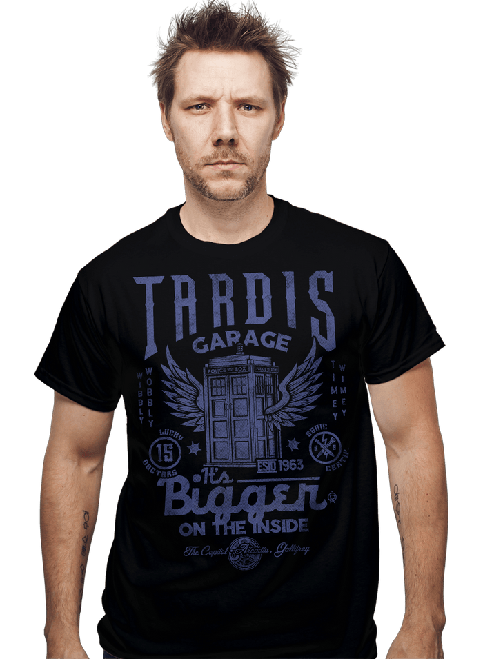 Secret_Shirts Tardis Garage