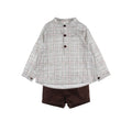 Teddy Bunny Gingham 2-pc Set