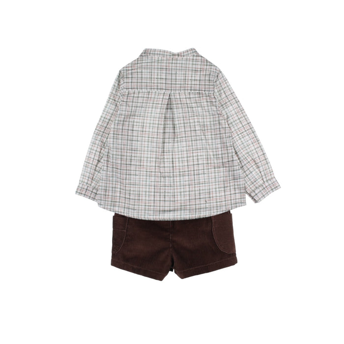 Teddy Bunny Gingham 2-pc Set