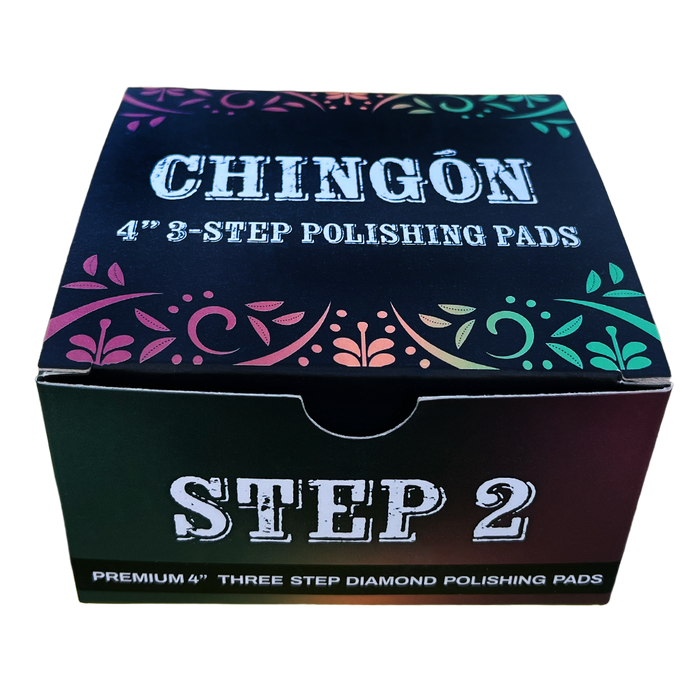 Tenax Chingon 4 Inch Premium 3 Step Polishing Pad for Granite and Quartz