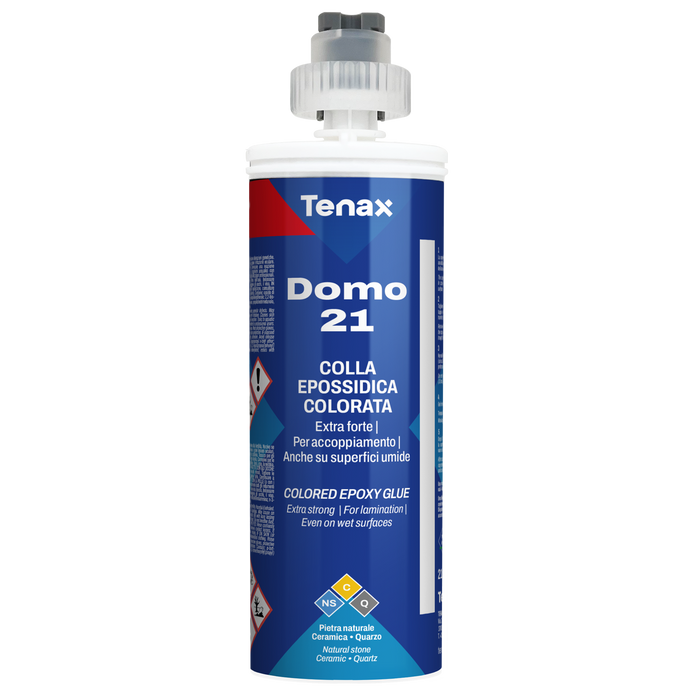 Tenax Domo 21 White Bi-Component Epoxy Cartridge — 215 ml