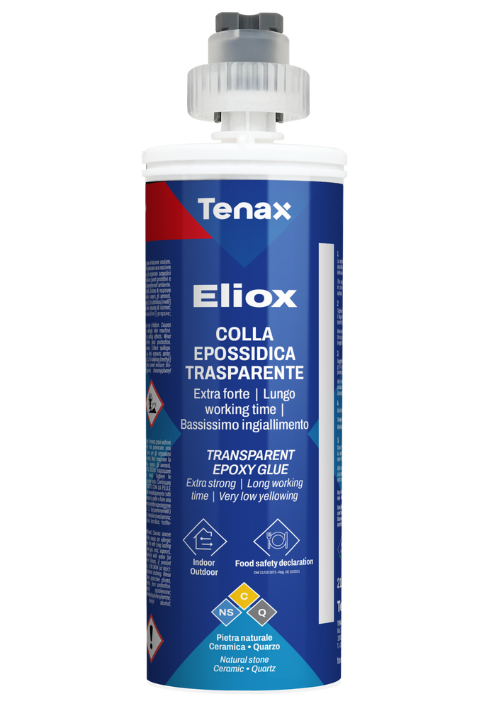 Tenax Eliox Extra Clear Epoxy Mastic Kit (A + B) — 2.25 kg