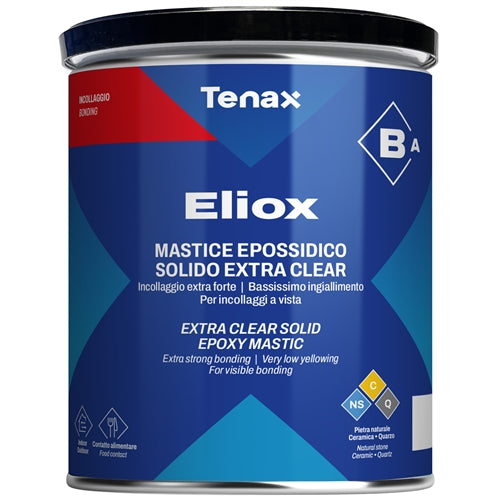 Tenax Eliox Extra Clear Epoxy Mastic Kit (A + B)  2.25 kg - packaging