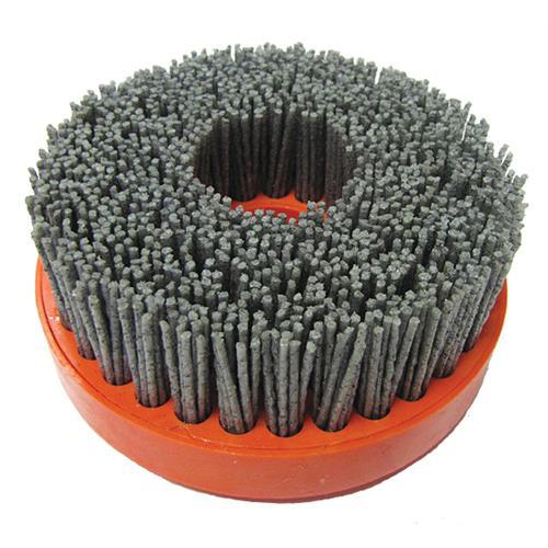 Tenax Frankfurt Silicon Carbide Antiquing Brush — Grit 24, 14 cm, for Soft Stone